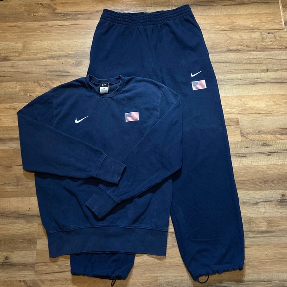 2012 Nike USA Olympic Sweatshirt hoodie Sweatpants Jogger Set
